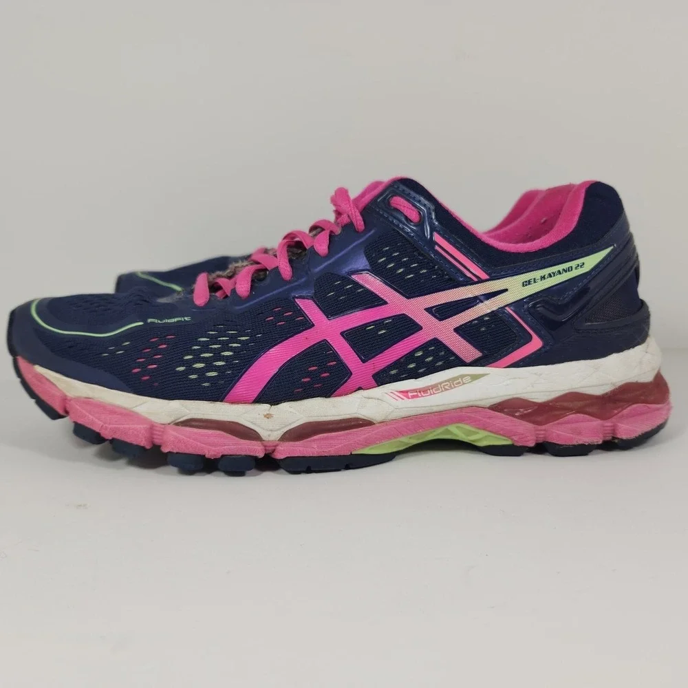 Asics GEL-KAYANO 22 T597N Running Sneakers Women's Size 10 - Picture 5 of 11